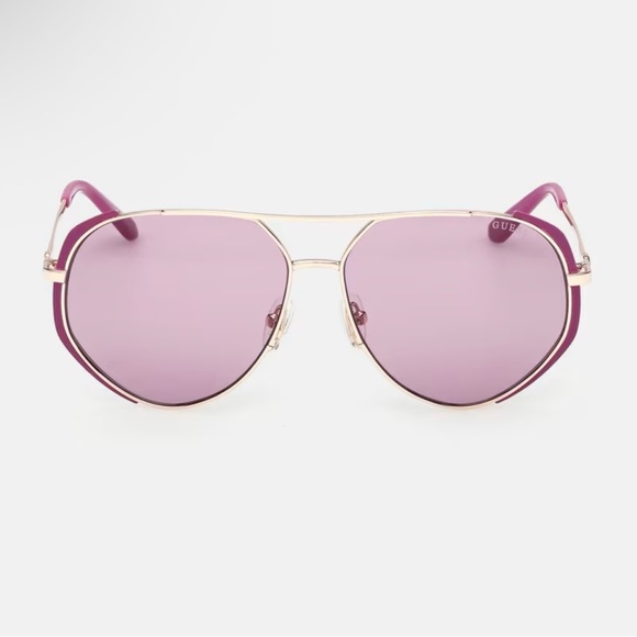 Guess Pink Aviator Sunglasses - Picture 4 of 8